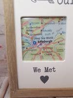 'Our love Story' Hanging Frame